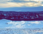 Bildet viser vinter i Oslo