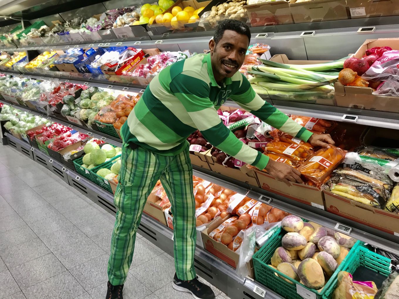 Foto: Privat Bransjekurs førte til full jobb for Tesfaldet fra Eritrea