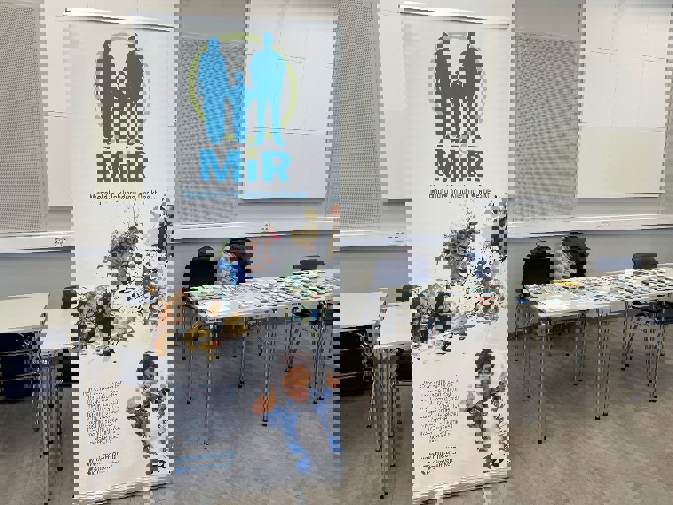 Plakat fra MiR: mangfold, inkludering og respekt